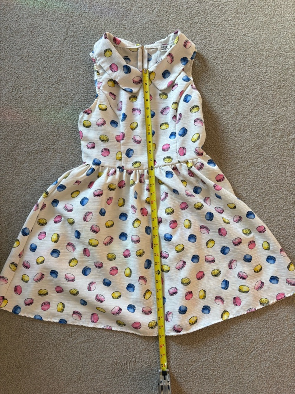 ModCloth White mini Dress with macarons! - Picture 6 of 7